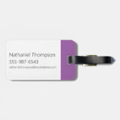 Étiquette À Bagage Vache et poulet Super Vache Al Rescate! (Dos horizontal)