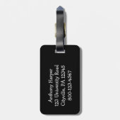 Étiquette À Bagage Vache folle (Dos Vertical)