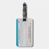 Étiquette À Bagage Vaches côtières Destination Mariage Enregistrer la (Dos Vertical)