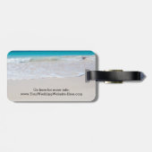 Étiquette À Bagage Vaches côtières Destination Mariage Enregistrer la (Dos horizontal)