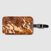 Étiquette À Bagage Vachette Brown (Devant Horizontal)