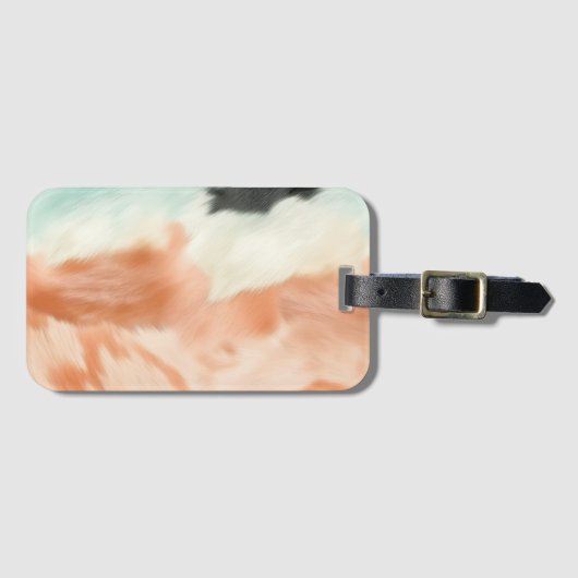 Étiquette À Bagage Vachette de loup de mer (Devant Horizontal)