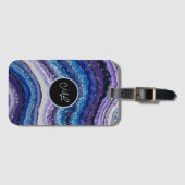 Étiquette À Bagage Vagues d'âge cosmique (Devant Horizontal)