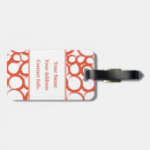 Étiquette À Bagage Valentine a peint XOXO (Dos horizontal)