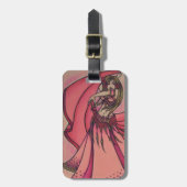 Étiquette À Bagage Valentine Belly Dancer (Devant Vertical)