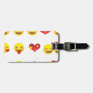 Étiquette À Bagage Valentine Emojis