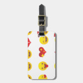 Étiquette À Bagage Valentine Emojis (Devant Vertical)