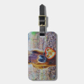 Étiquette À Bagage Valentine Heart Horse (Devant Vertical)