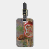 Étiquette À Bagage Valentine Heart Miniature Brown Horse (Devant Vertical)