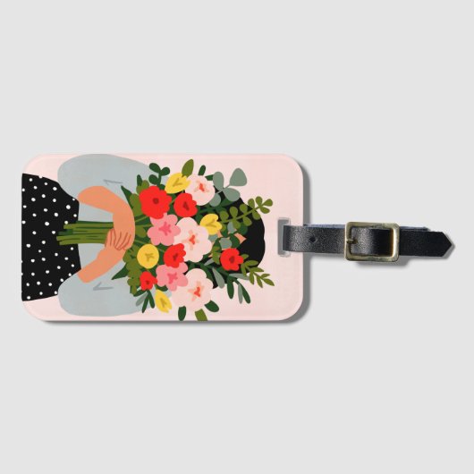 Étiquette À Bagage Valentine II de Darling (Devant Horizontal)