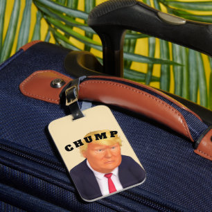 Étiquette À Bagage Valise Trump/Trump l'imbécile