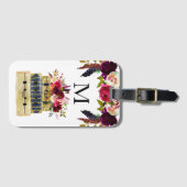 Étiquette À Bagage Valises de voyage Monogram Bagages (Devant Horizontal)