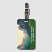 Étiquette À Bagage Vallée du parc national Yosemite Demi-Dôme (Devant Vertical)