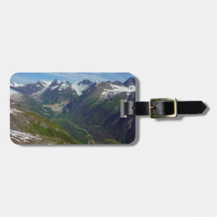 Étiquette À Bagage Vallée glaciaire alaskienne