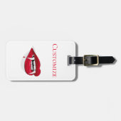 Étiquette À Bagage Vampire Smile Thunder_Cove (Devant horizontal)