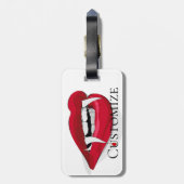 Étiquette À Bagage Vampire Smile Thunder_Cove (Dos Vertical)