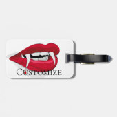 Étiquette À Bagage Vampire Smile Thunder_Cove (Dos horizontal)