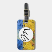 Étiquette À Bagage Van Gogh Champs de blé Impressionniste Peinture (Devant Vertical)