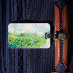 Étiquette À Bagage Van Gogh Green Blé Fields Auvers. Impressionnisme<br><div class="desc">Drapeau Van Gogh "Green Wheat Fields,  Auvers". La verdure estivale impressionnisme art.</div>