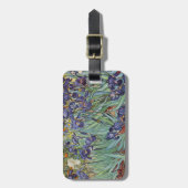 Étiquette À Bagage Van Gogh Irises Peinture impressionniste (Devant Vertical)