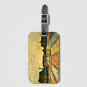 Étiquette À Bagage Van Gogh - Lits à fleurs en Hollande (Devant Vertical)