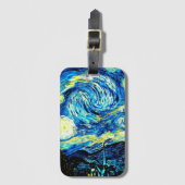 Étiquette À Bagage Van Gogh - Nuit étoilée, (Devant Vertical)