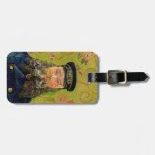 Étiquette À Bagage Van Gogh Postman. Art de l'impressionnisme de port (Devant horizontal)