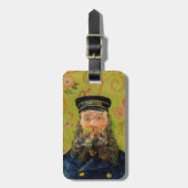 Étiquette À Bagage Van Gogh Postman. Art de l'impressionnisme de port (Devant Vertical)