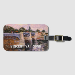Étiquette À Bagage Van Gogh Seine avec Pont del Grande Jette