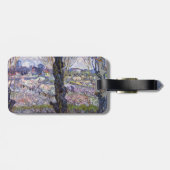 Étiquette À Bagage Van Gogh Vue Arles Jardin Fleuri (Dos horizontal)