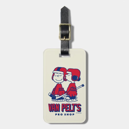 Étiquette À Bagage Van Pelt's Pro Shop (Devant Vertical)
