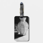 Étiquette À Bagage Vase avec sphère (Dos Vertical)