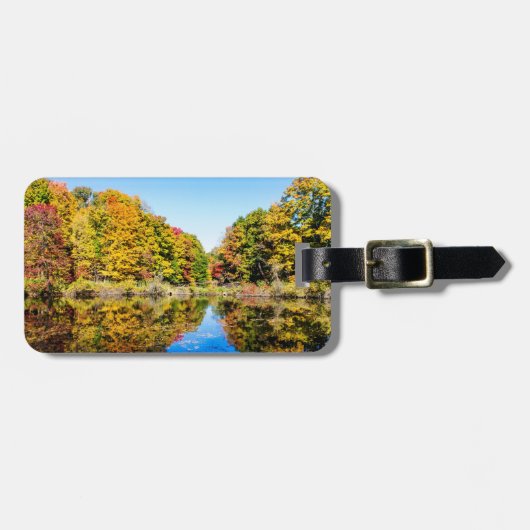 Étiquette À Bagage Vassar Farms Pond (Devant horizontal)