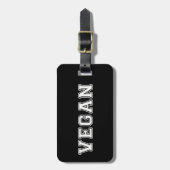 Étiquette À Bagage Vegan (Devant Vertical)