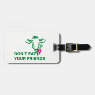 Étiquette À Bagage Veganisme