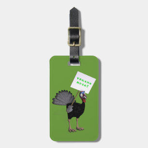 Étiquette À Bagage Vegans Rule !