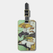 Étiquette À Bagage Veille de chien (Devant Vertical)