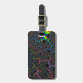 Étiquette À Bagage Veines - Art Fractal (Devant Vertical)