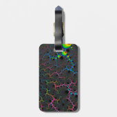 Étiquette À Bagage Veines - Art Fractal (Dos Vertical)