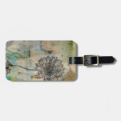 Étiquette À Bagage Vellum Floral I (Devant horizontal)