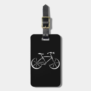 Étiquette À Bagage Vélo blanc