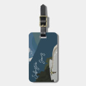 Étiquette À Bagage Vélo de route, escalade, vélo imprimé numérique (Devant Vertical)