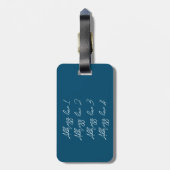 Étiquette À Bagage Vélo de route, escalade, vélo imprimé numérique (Dos Vertical)