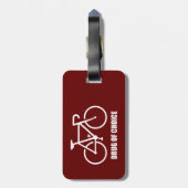 Étiquette À Bagage Vélo, Drogue De Choix (Dos Vertical)
