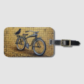 Étiquette À Bagage Vélo et Corbeau (Devant Horizontal)