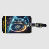 Étiquette À Bagage Vélo frappant, conçu de manière complexe  (Devant Horizontal)