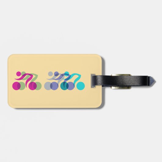 Étiquette À Bagage Vélo Freak (Dos horizontal)