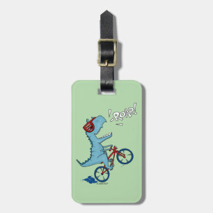 Étiquette À Bagage Vélo T-Rex Roar
