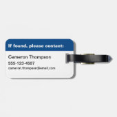 Étiquette À Bagage Vélo T-Rex Roar (Dos horizontal)