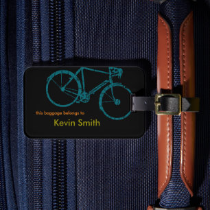 Étiquette À Bagage vélo - vélo + vélo
